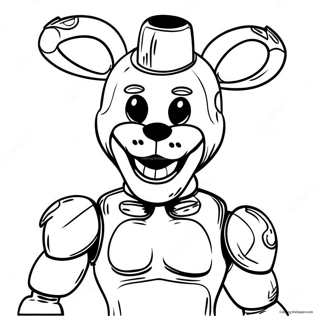 หน้าระบายสี Springtrap Fnaf 17408