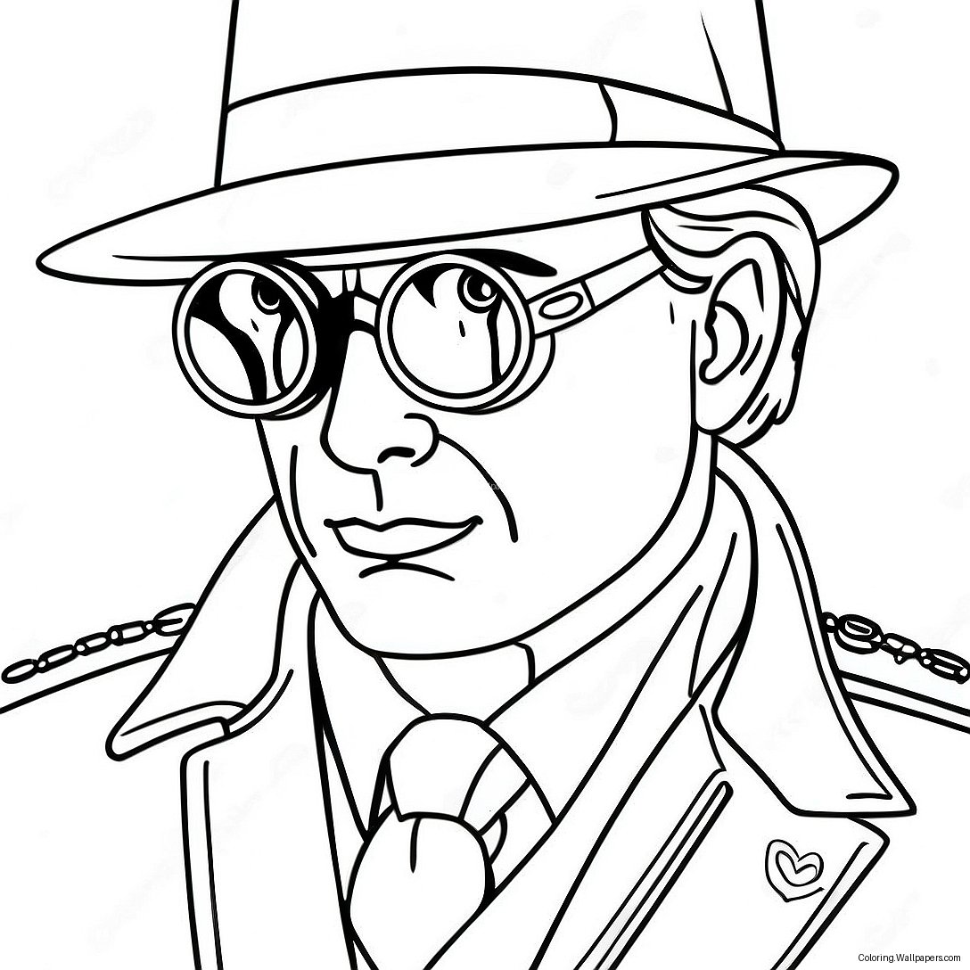 Spy Coloring Page 44495