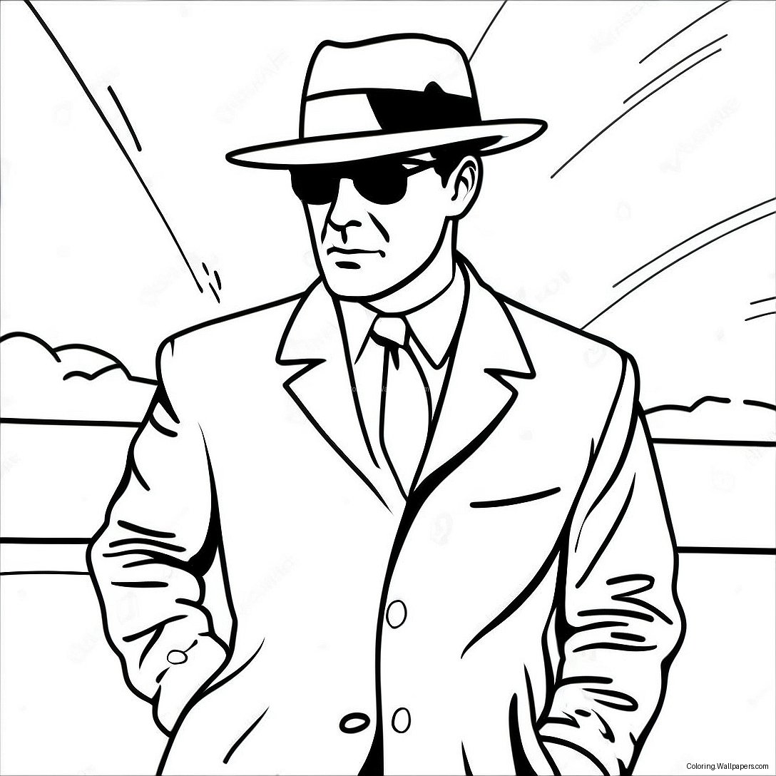 Spy Coloring Page (56243-44496)