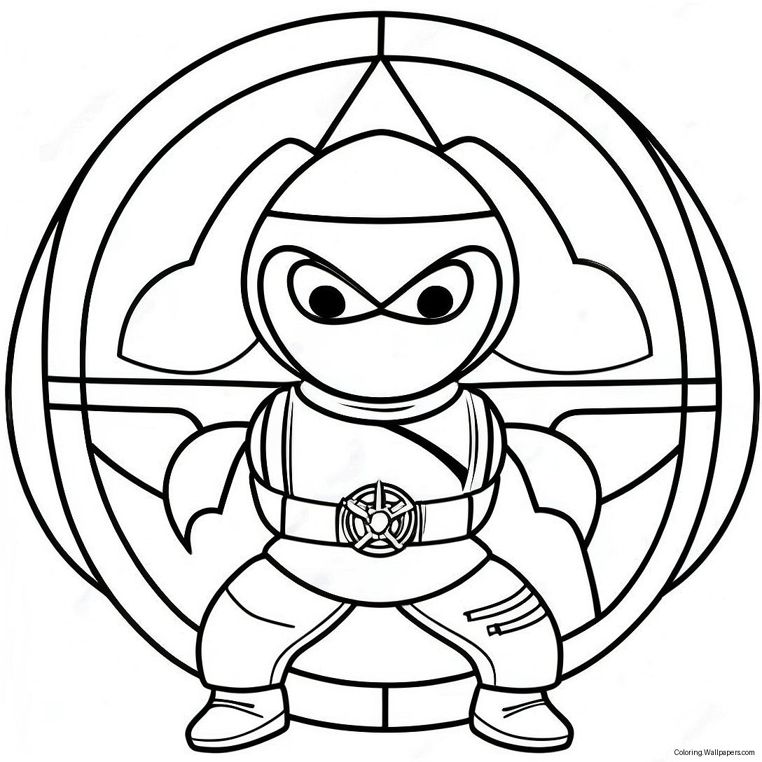 Kolorowanka Z Logo Spy Ninjas 4557