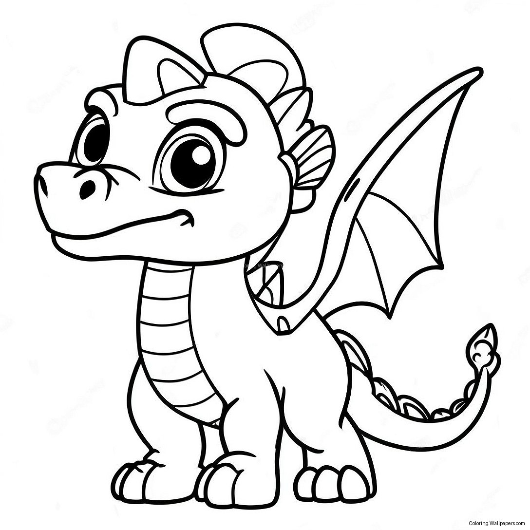 Spyro The Dragon Skylanders Coloring Page 14653