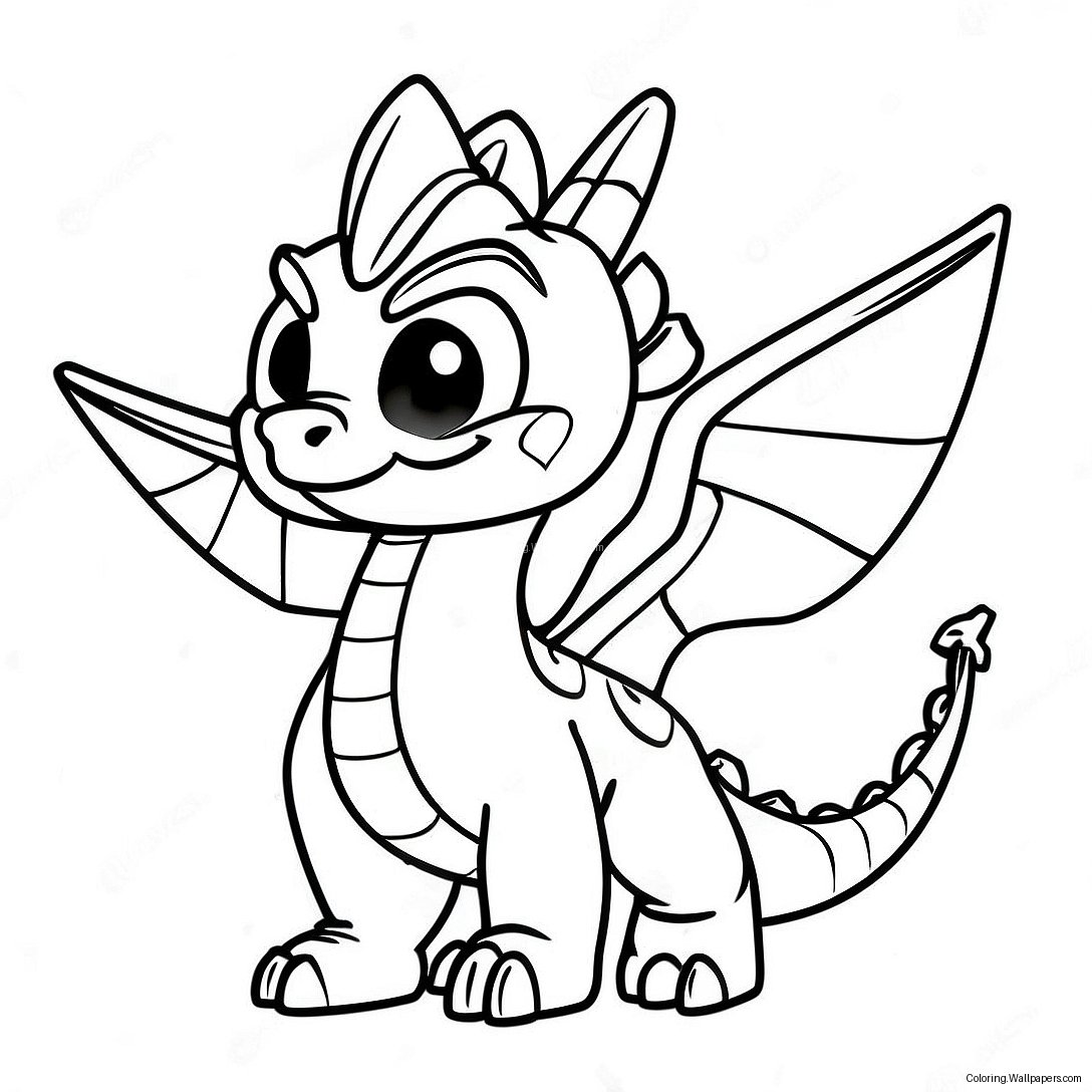 Page À Colorier Spyro Le Dragon Skylanders 14654