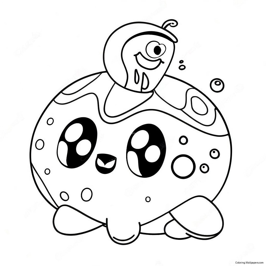 Squishy Toy Coloring Page 8517