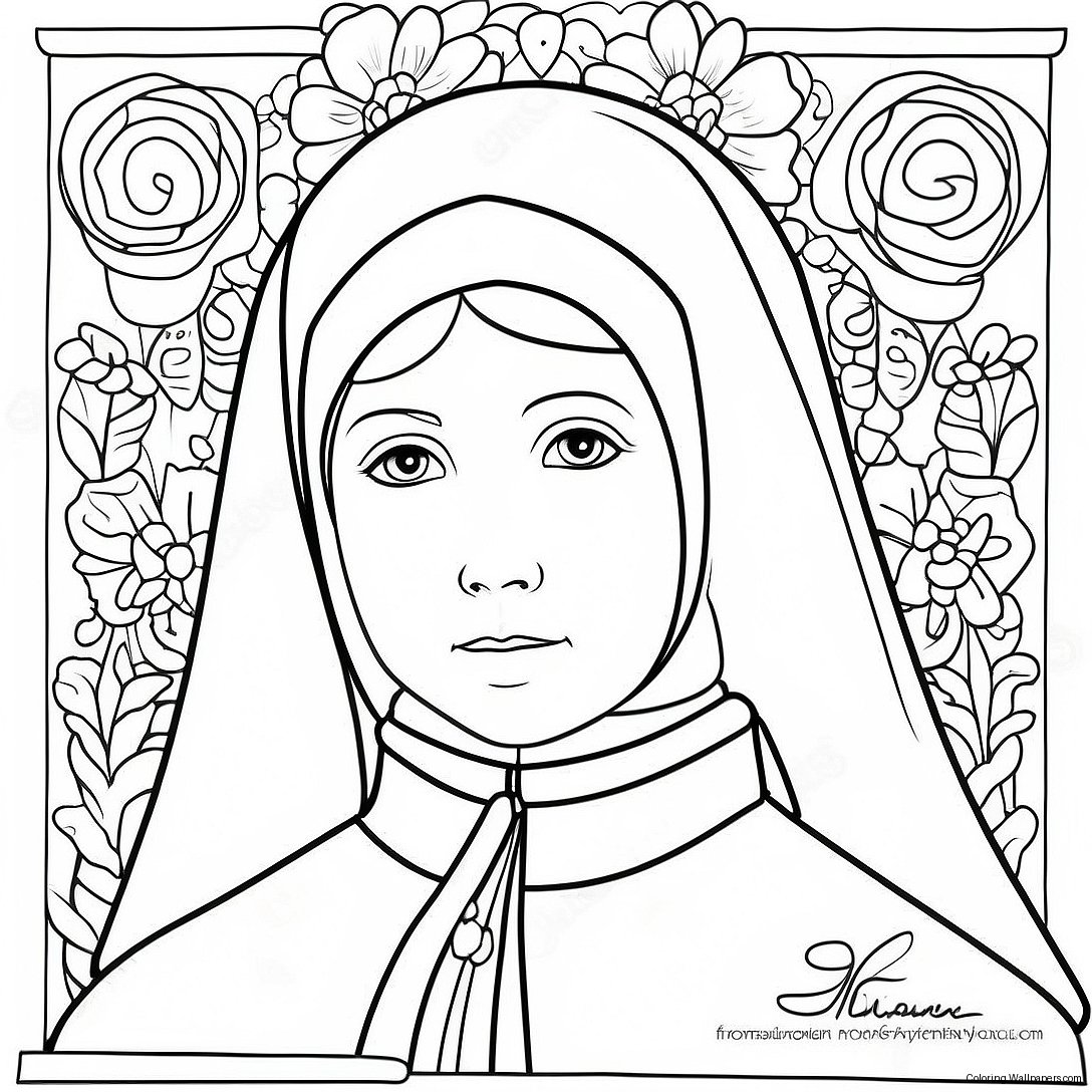 St. Elisabeth Ann Seton Ausmalbild 52912