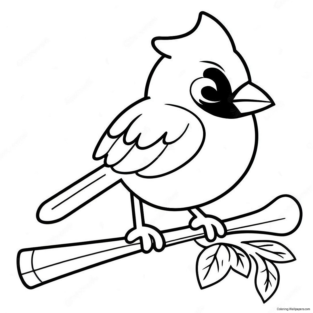 St Louis Cardinals Logo Coloring Page 36949