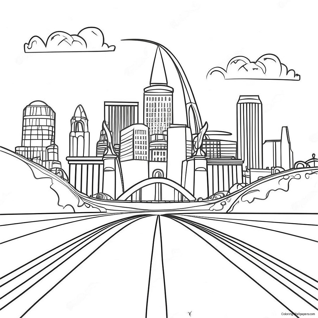 St Louis City Skyline Malebog 53251