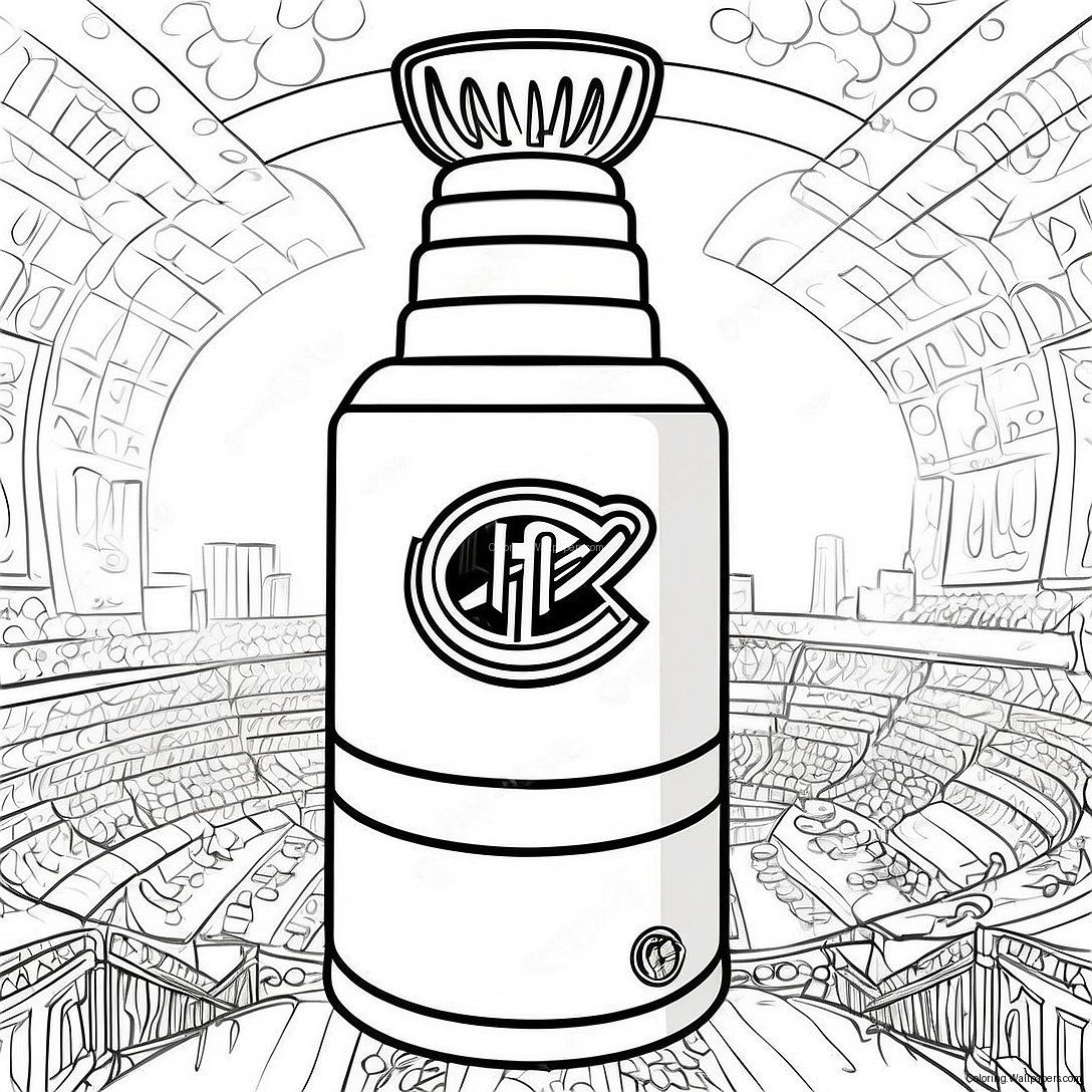 Stanley Cup Coloring Page 3824