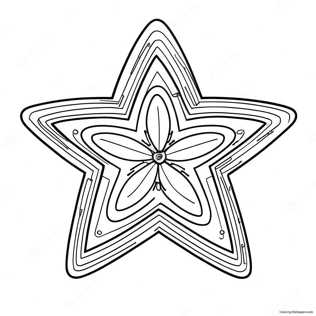 Star Coloring Page 39308