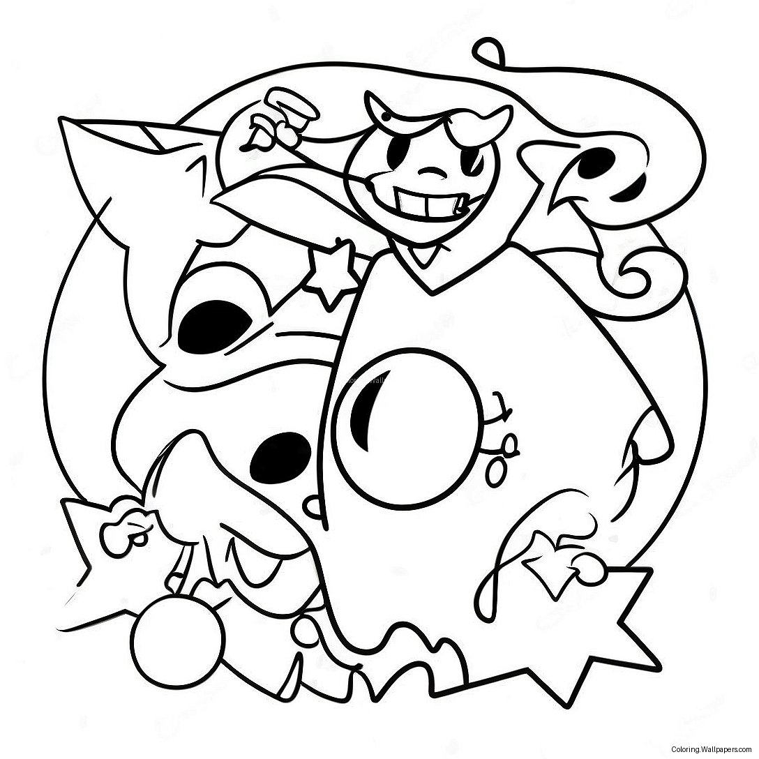 Star Vs The Forces Of Evil Coloring Page 12049