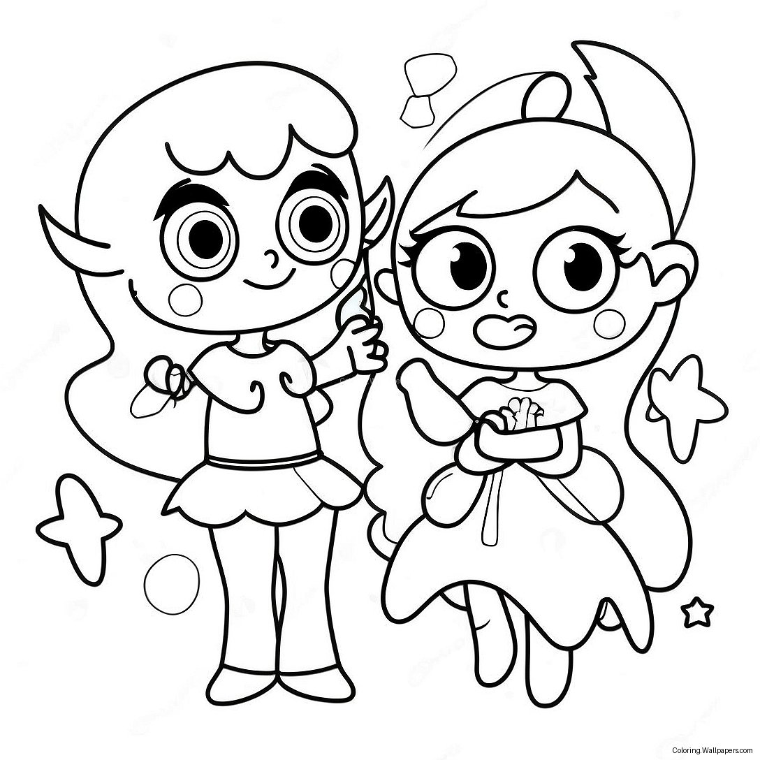 Star Vs The Forces Of Evil Coloring Page 12052