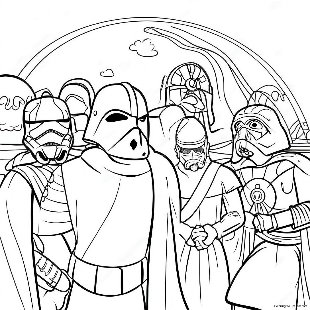 Star Wars Coloring Page For Adults 39850