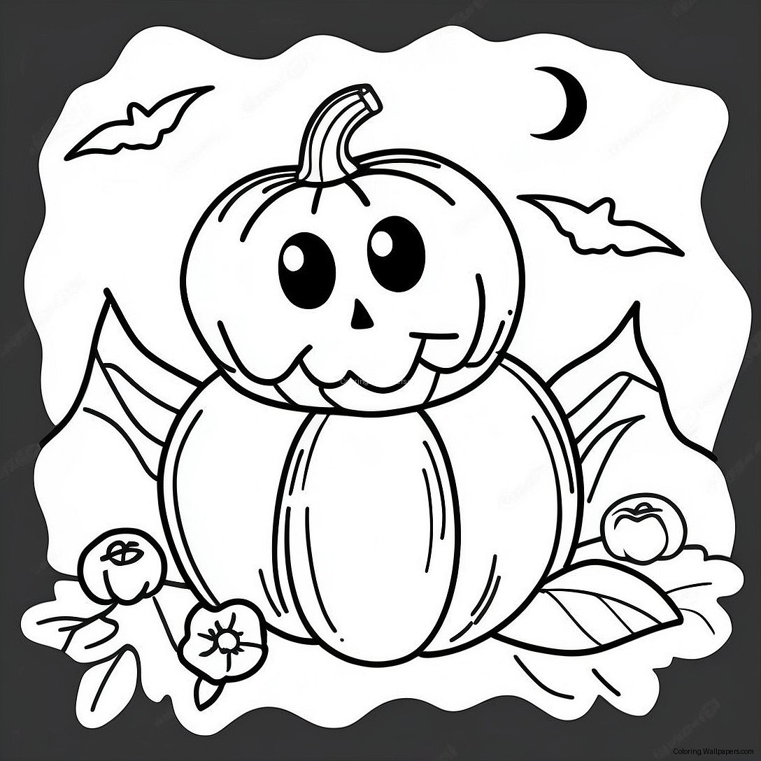 Star Wars Halloween Pumpkin Coloring Page 35880