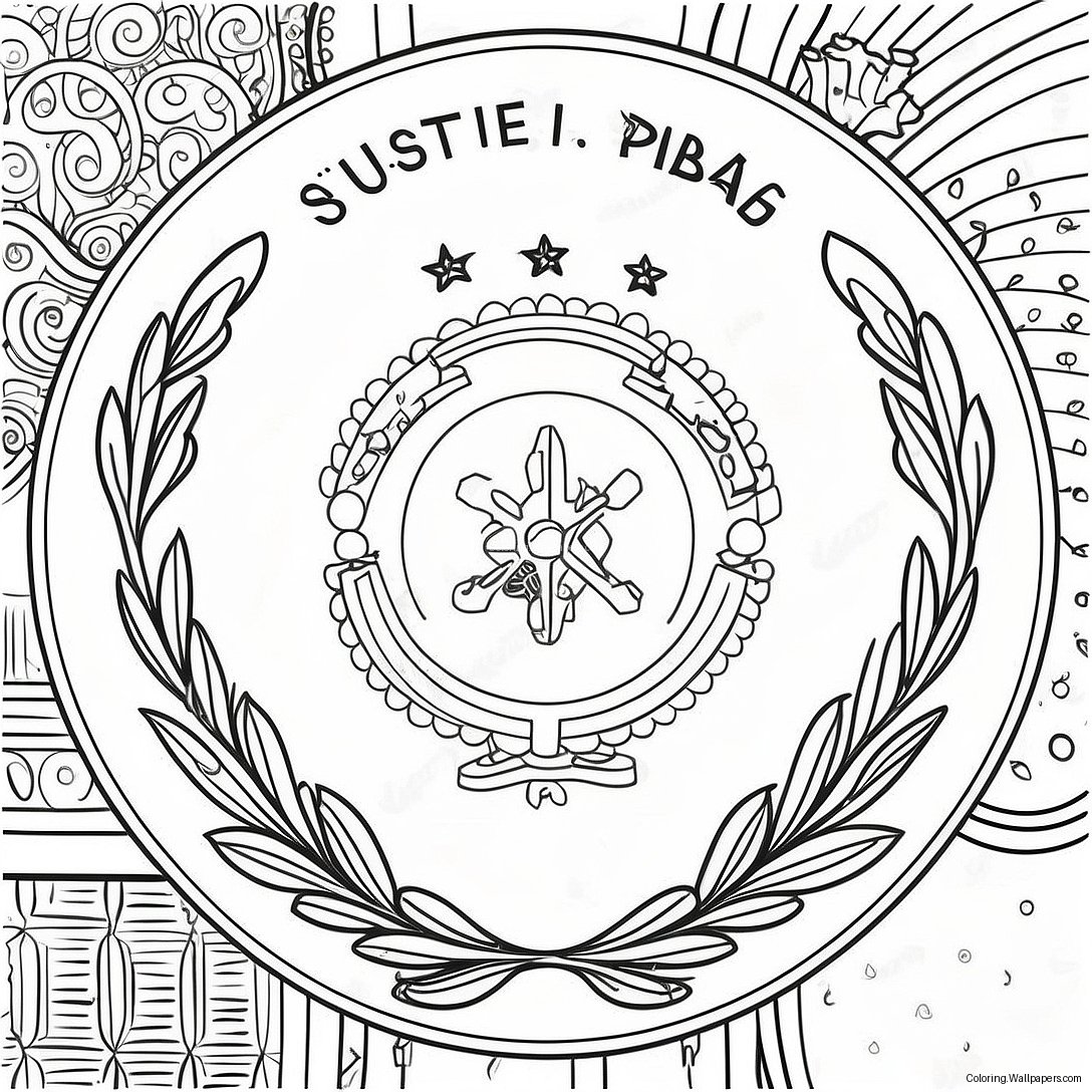 State Flag Coloring Page 29957