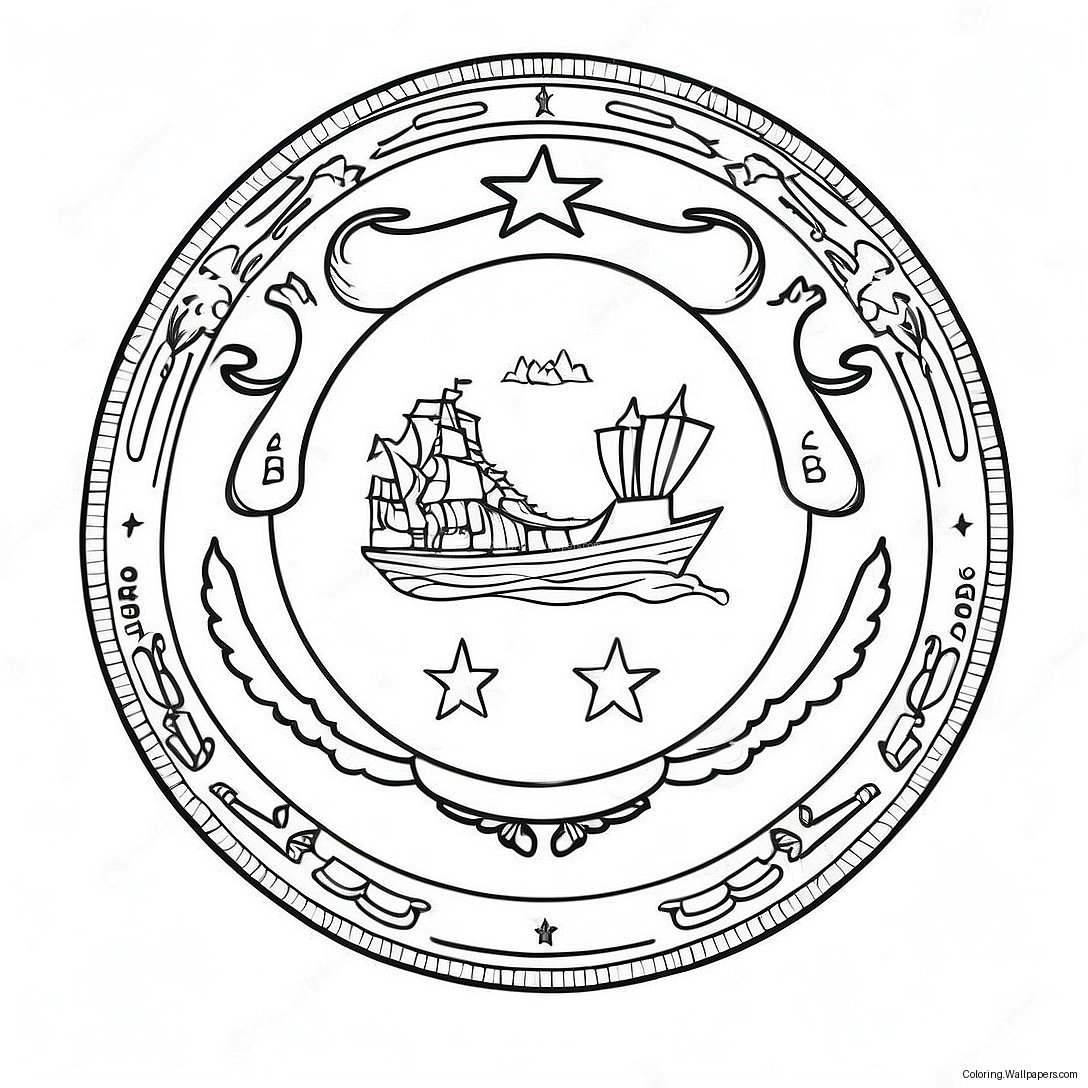 State Flag Coloring Page 29959