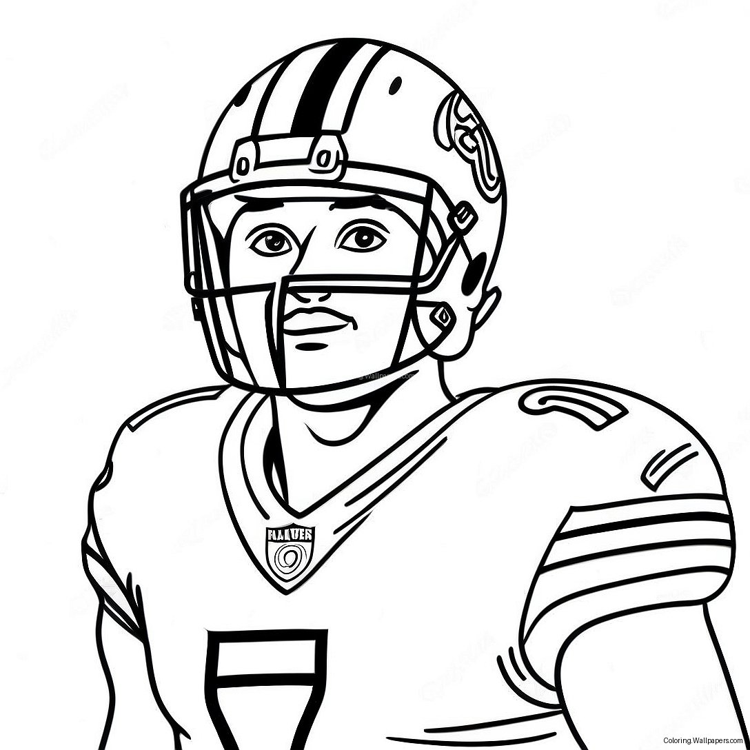 Página Para Colorir Do Stefon Diggs 11190