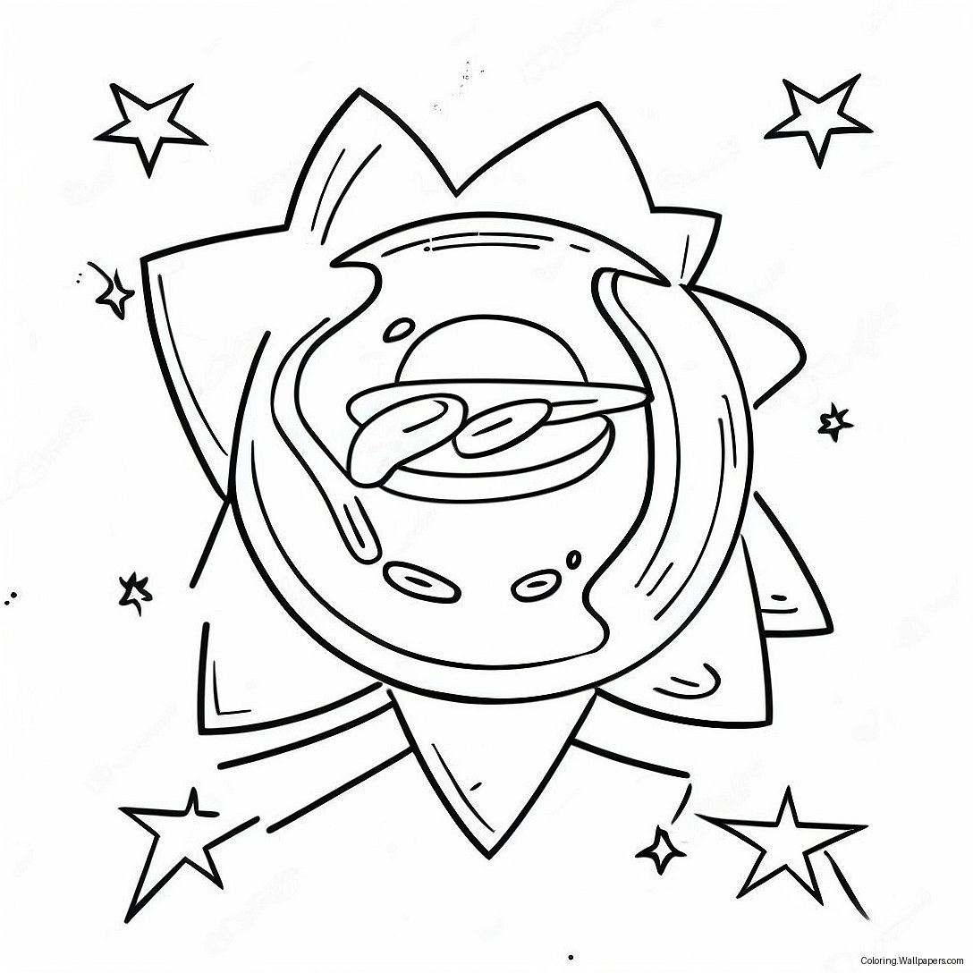 Stellar Vbs Logo Coloring Page (22452-17754)