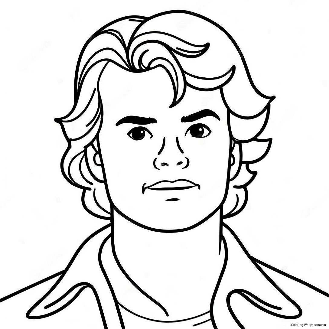 Steve Harrington Coloring Page 57020