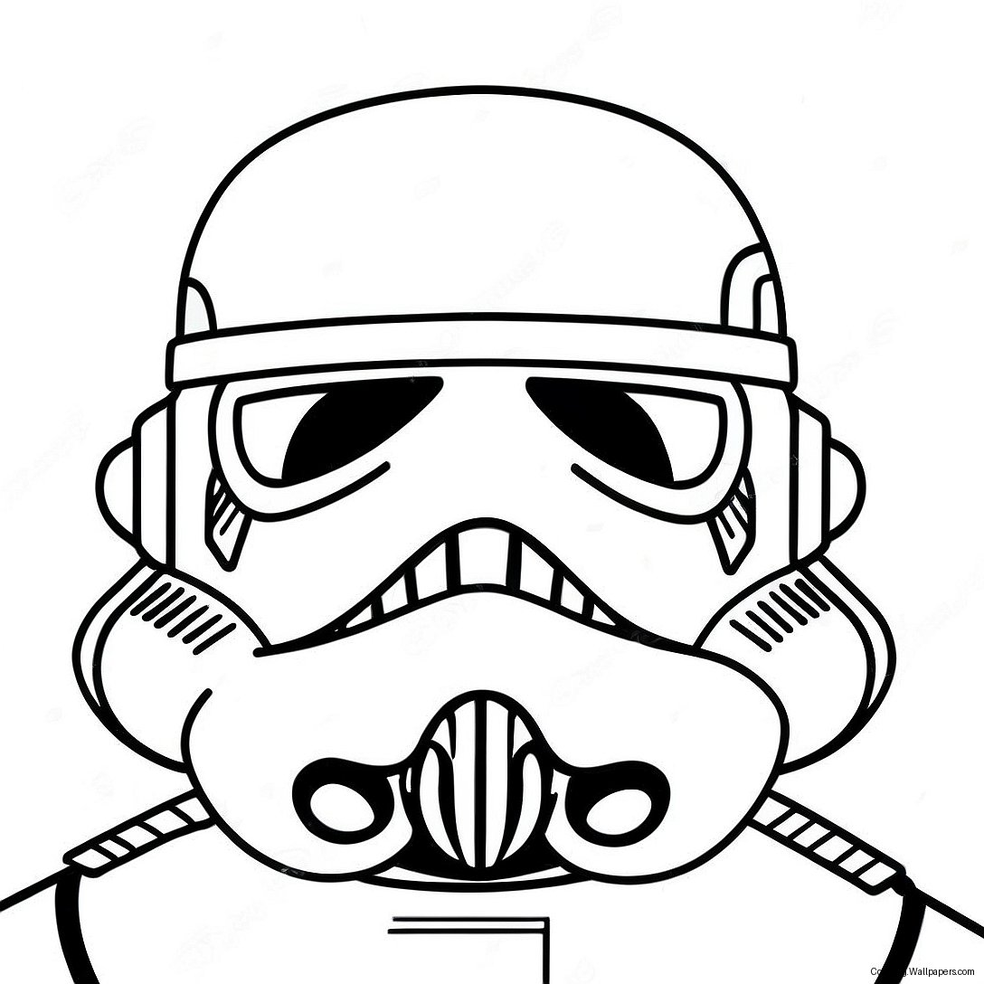 Stormtrooper Målarbild 4216