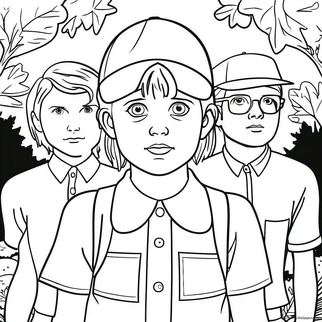 Page À Colorier Stranger Things 5747