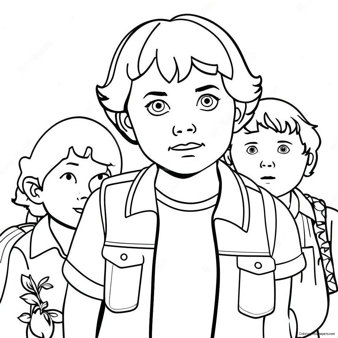 Stranger Things Coloring Page 5748