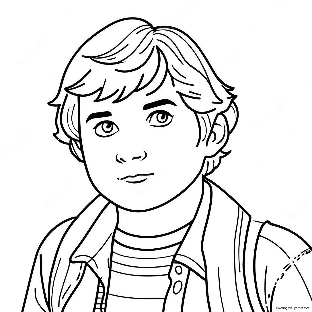 Página Para Colorir Robin De Stranger Things 57485