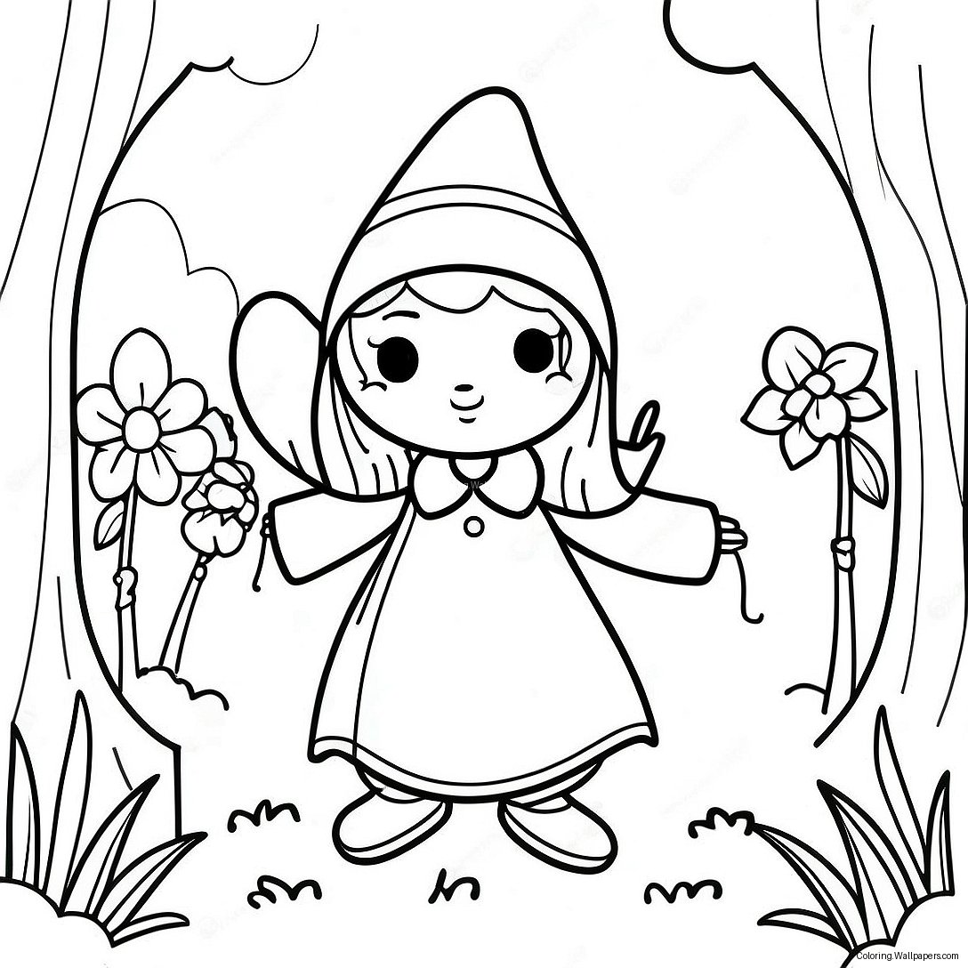 Strega Nona Magical Garden Coloring Page 45446