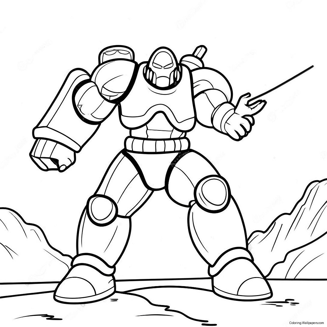 Striker Eureka In Battle Coloring Page 41458