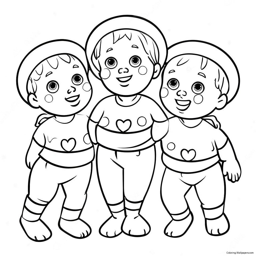 Sturniolo Triplets Fun Coloring Page 32233