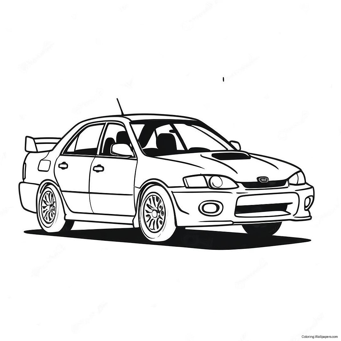 Subaru Coloring Page 19647