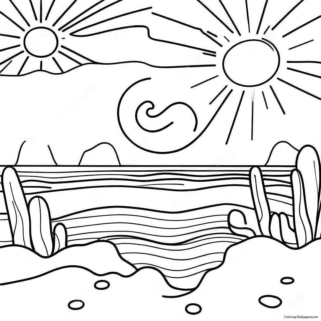 Sublime Sunset Coloring Page 47691