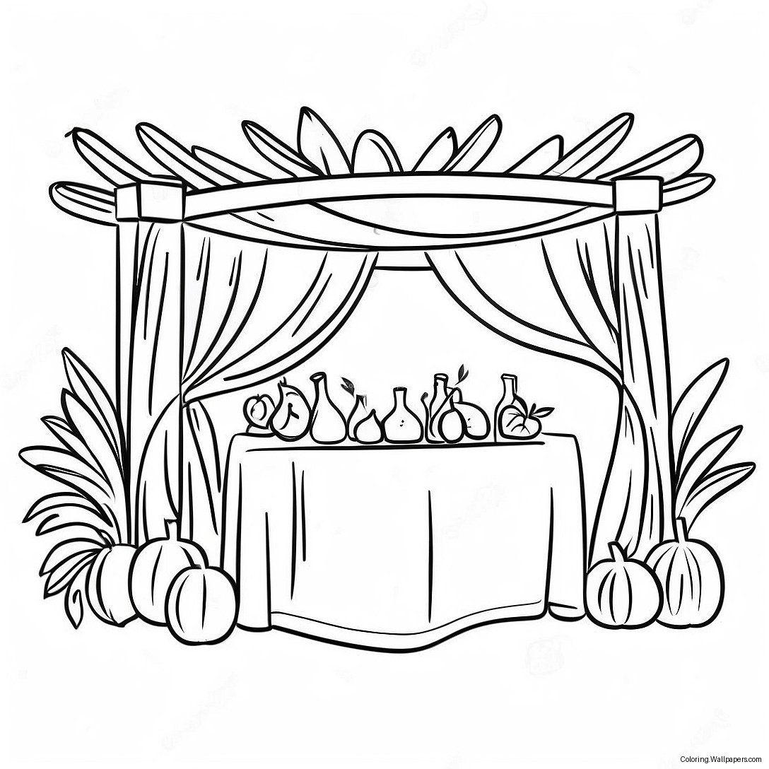 Sukkot Kleurplaat 6252