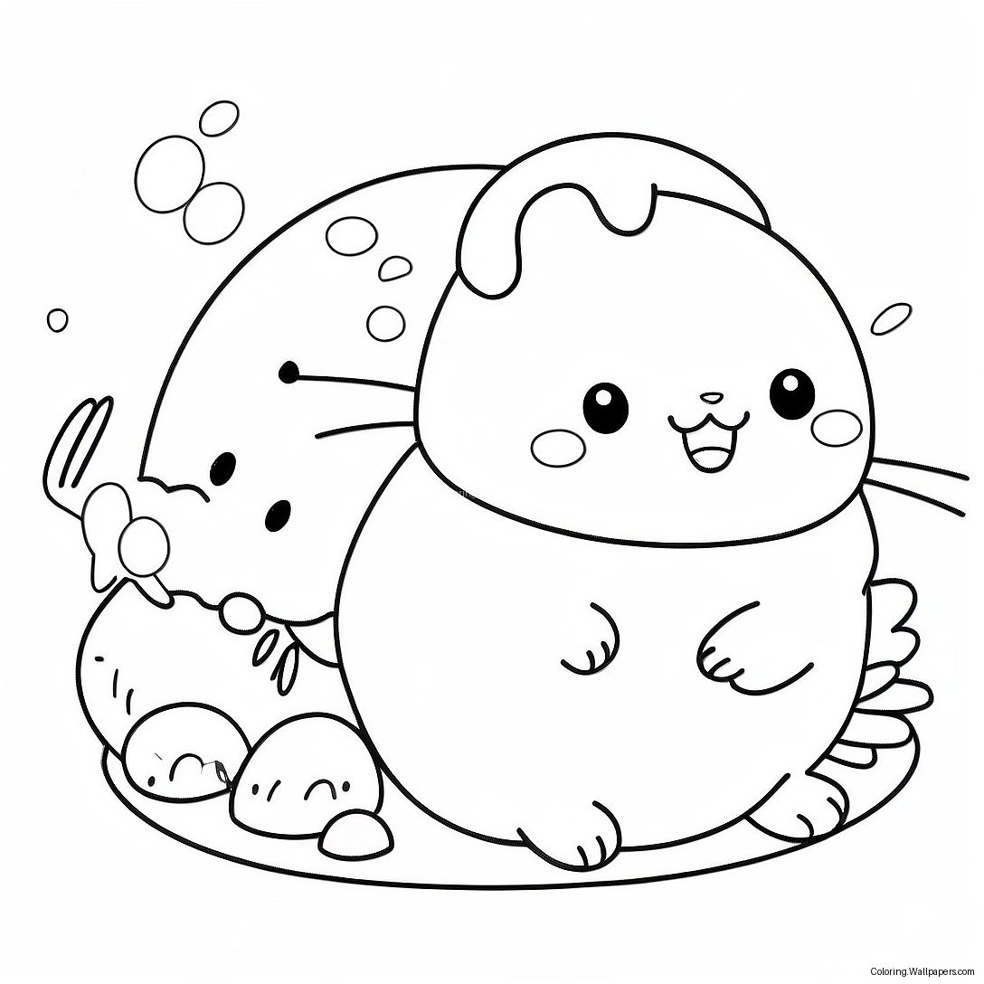 Sumikko Gurashi Coloring Page 7117