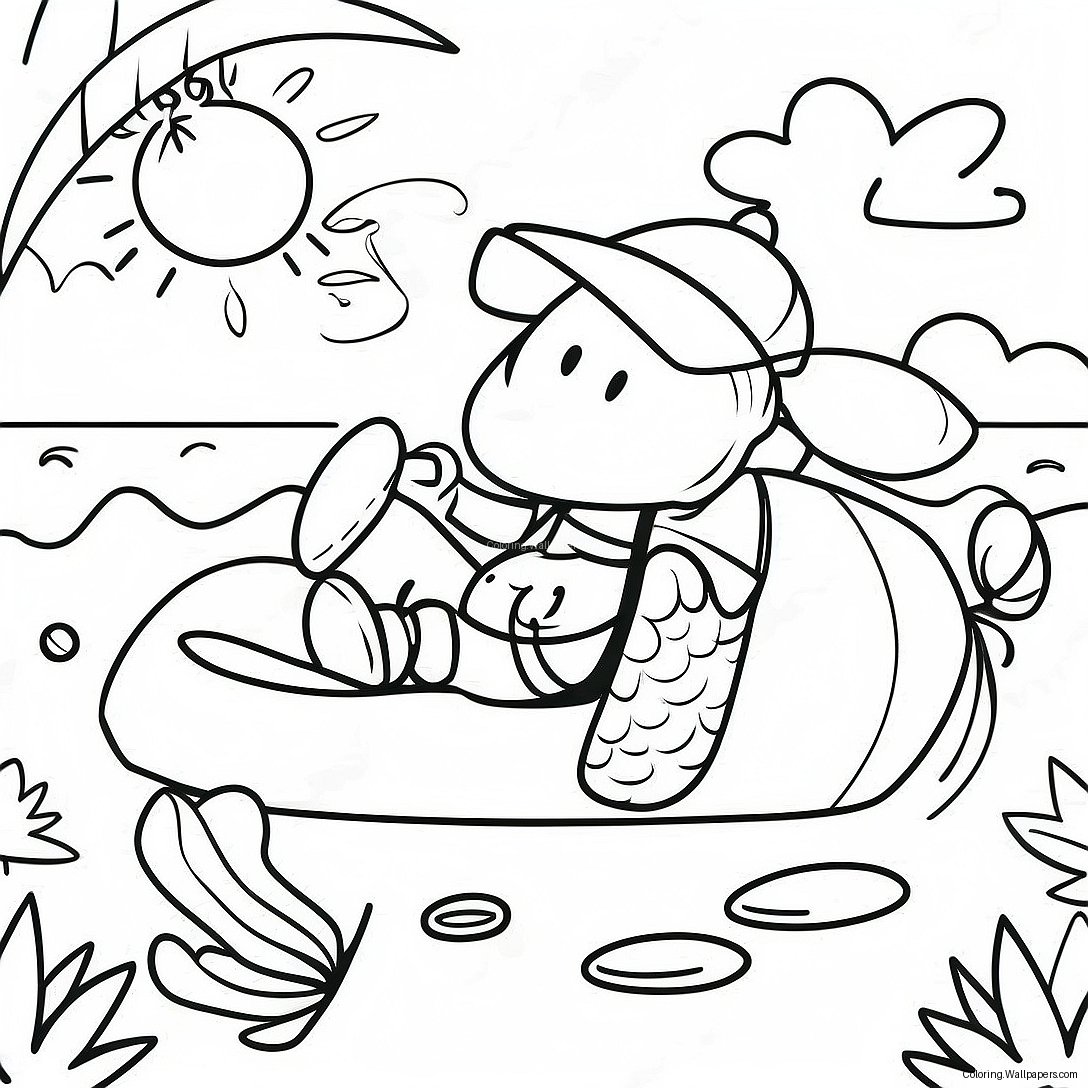 Summer Safety Tips Coloring Page 40703