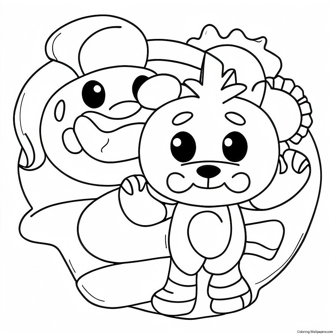 Sun And Moon Fnaf Coloring Page 21231