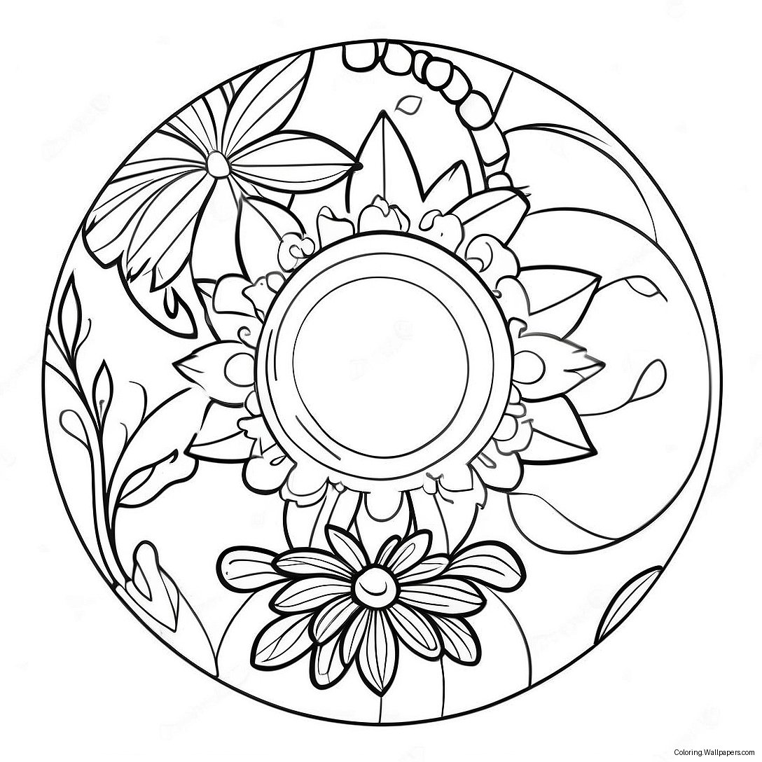 Suncatcher Coloring Page 35316