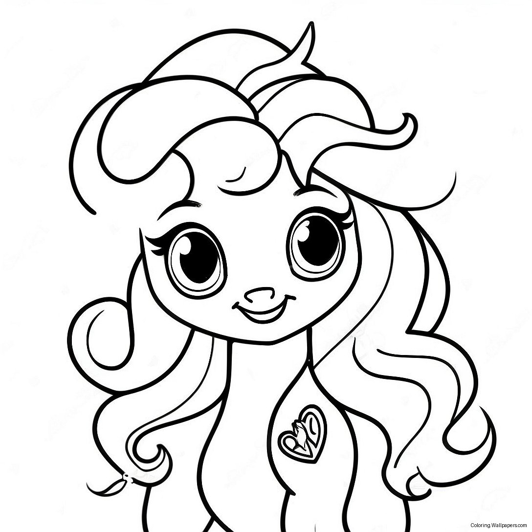 Sunset Shimmer With Magical Hair Coloring Page 46876