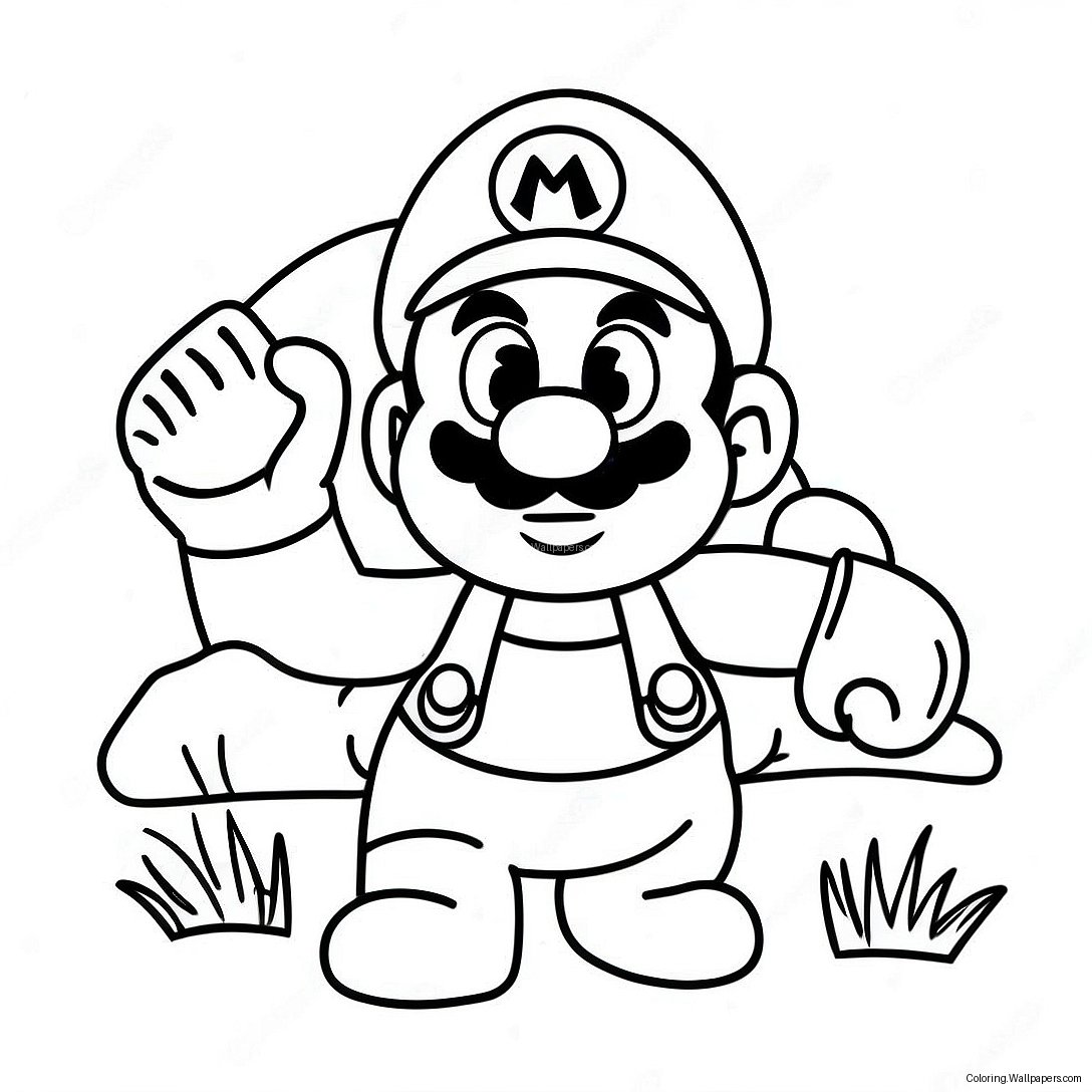 Página Para Colorir Do Filme Super Mario Bros 3775