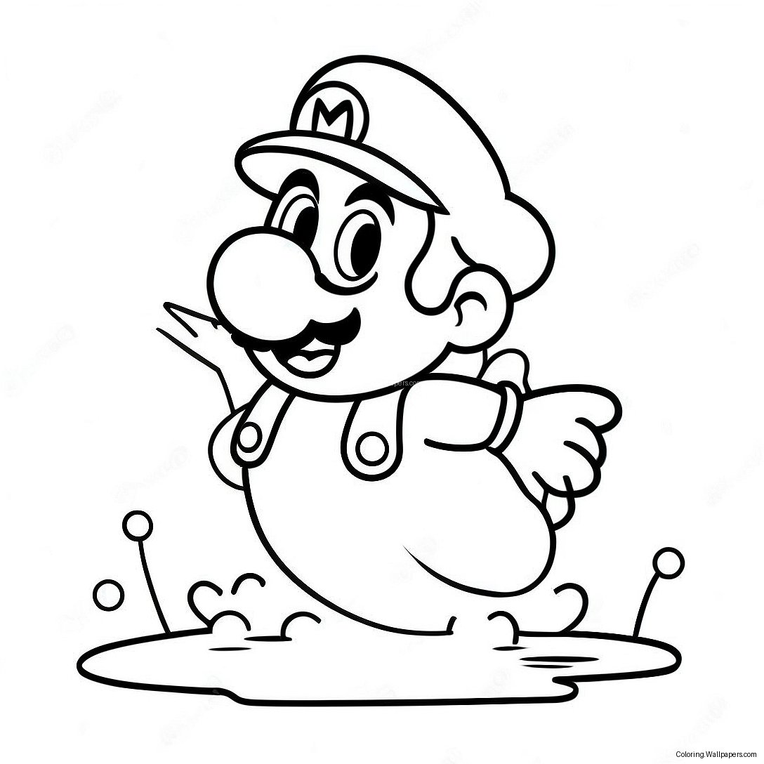 Página Para Colorir De Super Mario Odyssey 2809