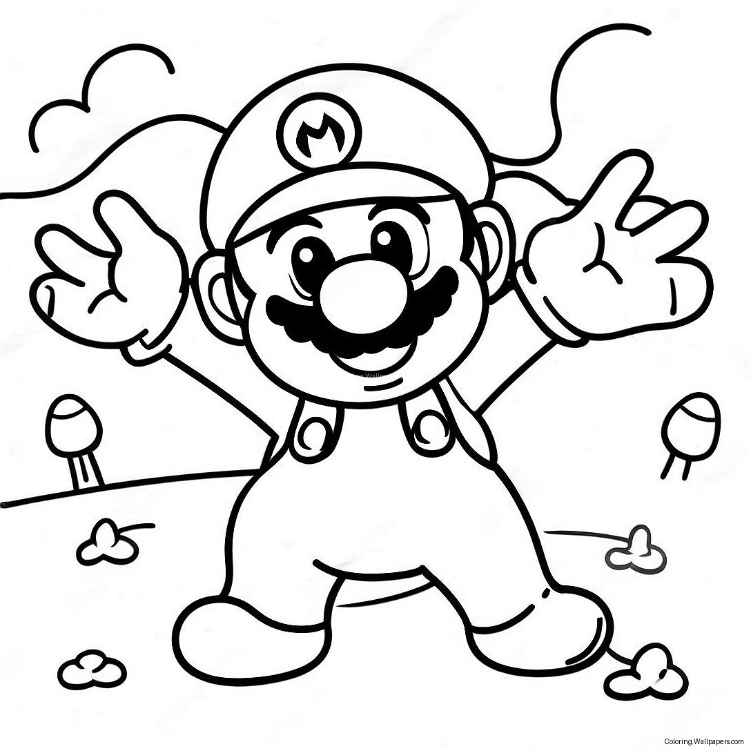 Super Mario Odyssey Coloring Page 2811