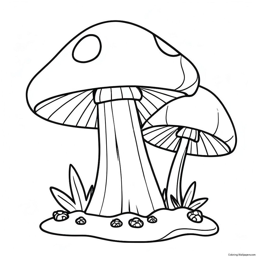 Page À Colorier Du Power-Up Super Champignon 12957