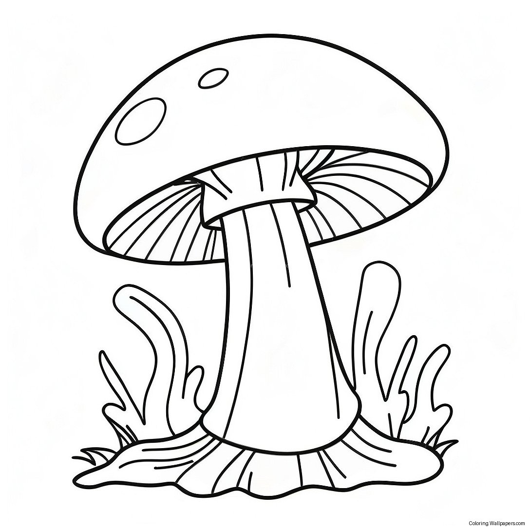 Page À Colorier Du Power-Up Super Champignon 12958