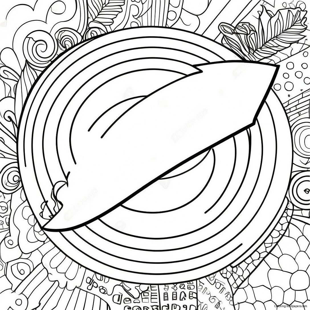 Superhero Logo Coloring Page 49158