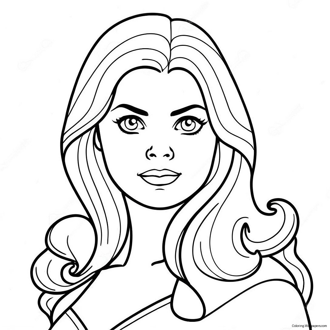 Superhero Tv Woman Coloring Page 21429