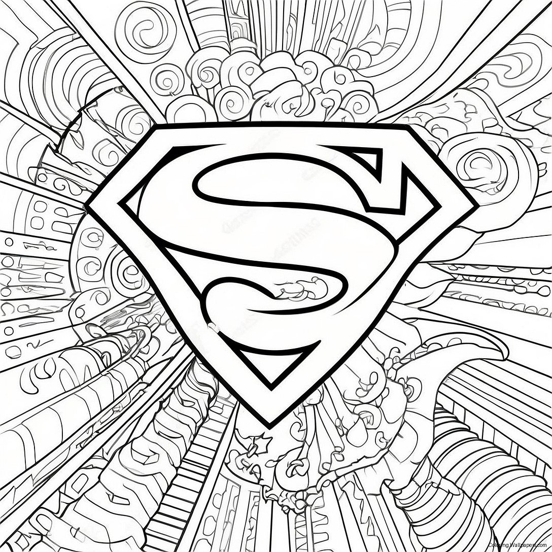 Superman Logo Malebog 53269