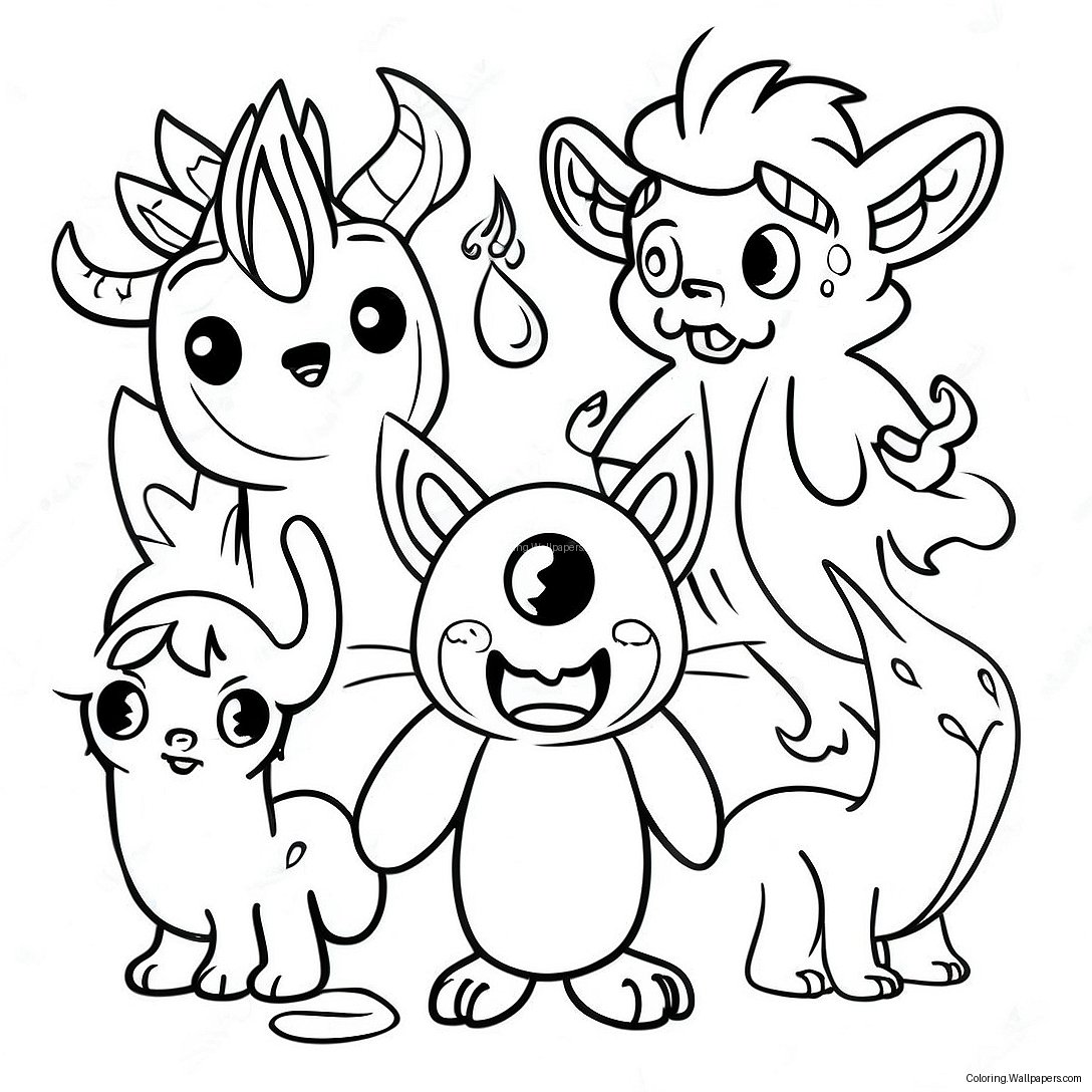 Supernatural Creatures Coloring Page 8650