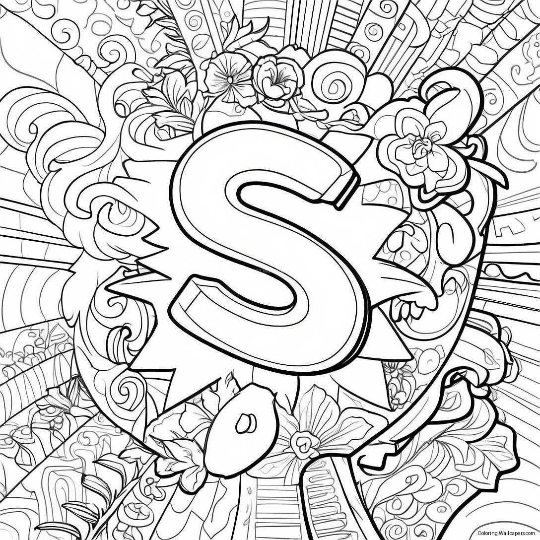 Supreme Logo Coloring Page 33422