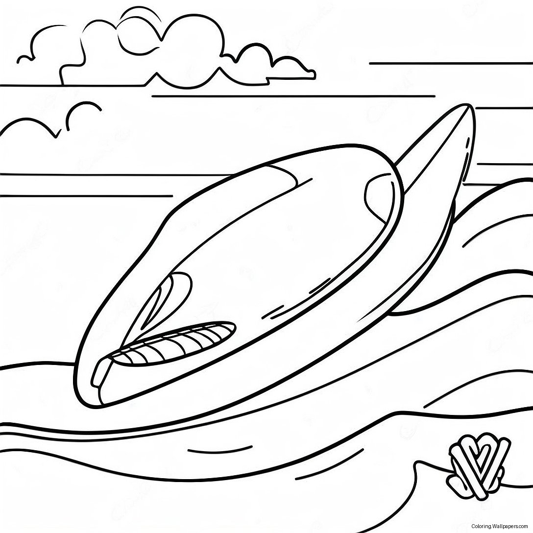 Surf's Up Coloring Page 45568