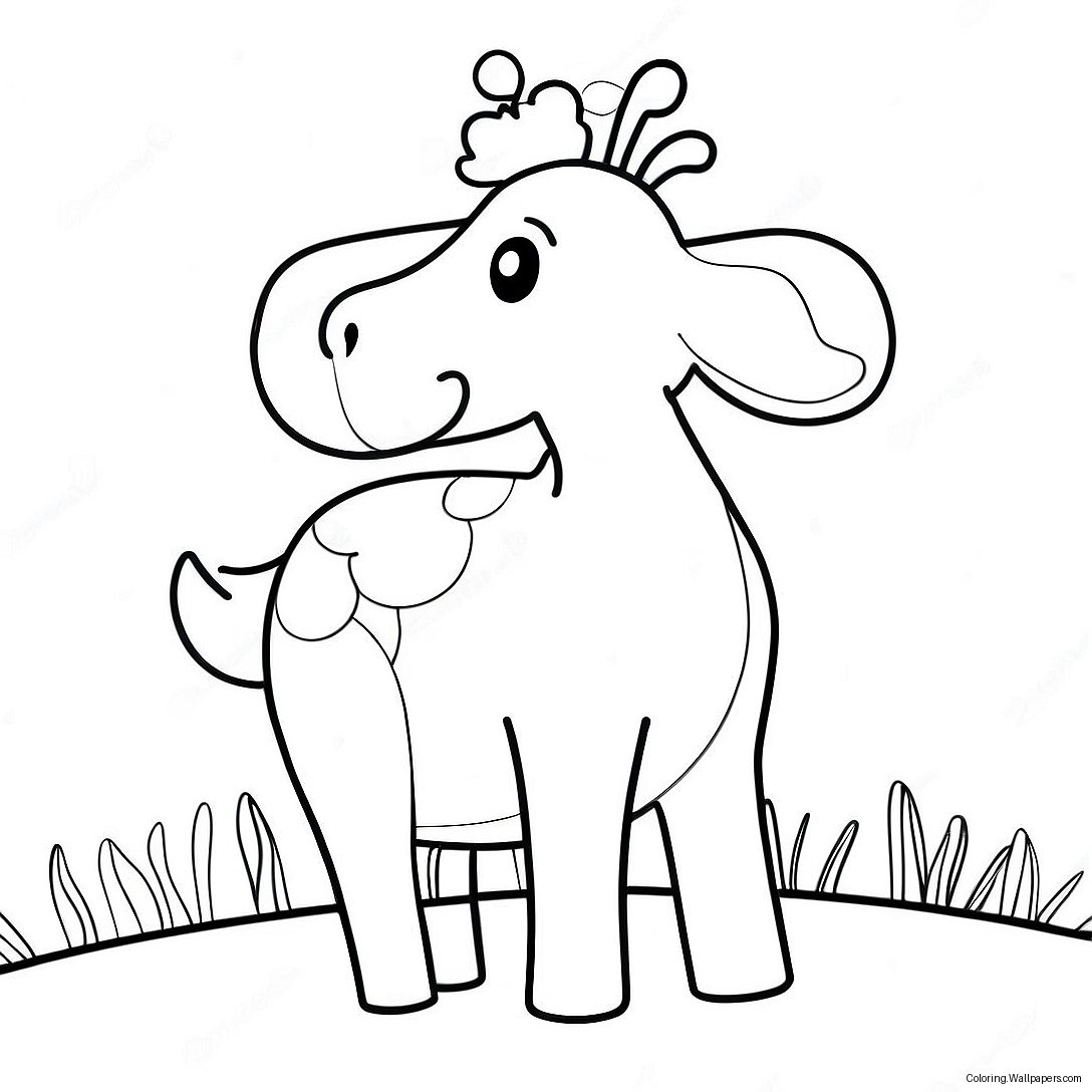 Suzy Sheep Coloring Page 24478