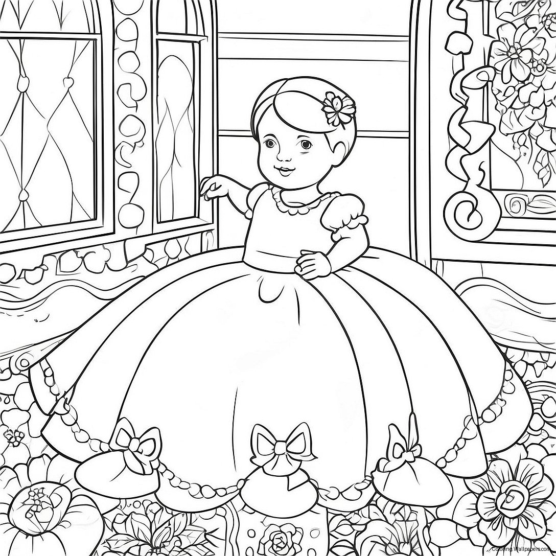 Sweet Clara And Thedom Quilt Coloring Page 53797