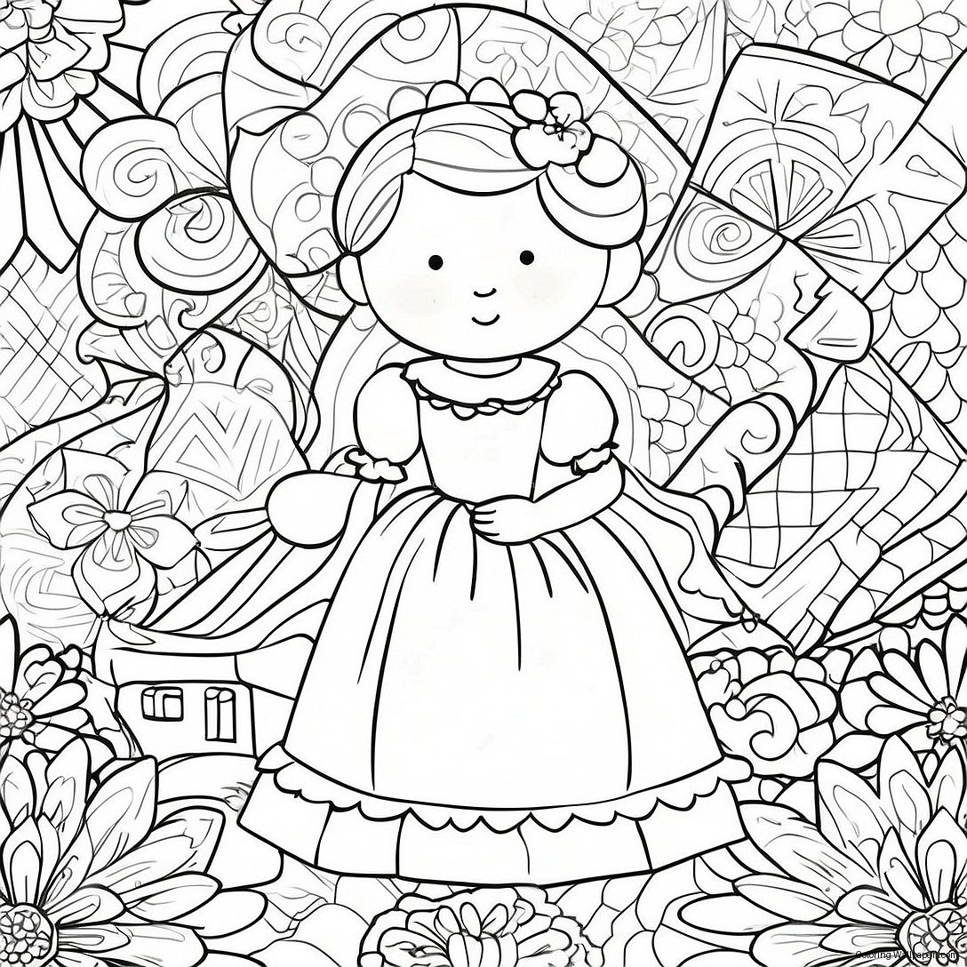 Sweet Clara And Thedom Quilt Coloring Page 53800